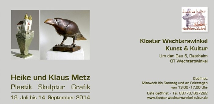 Read more about the article EINLADUNG: Ausstellung Heike und Klaus Metz