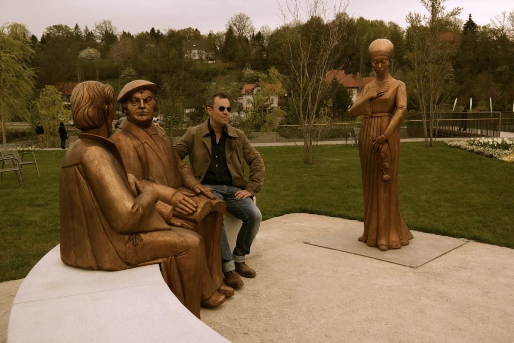 Figurengruppe aus Bronze