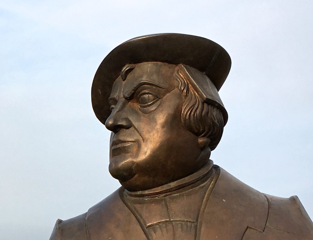 Portrait Skulptur Philipp Melanchthon aus Bronze