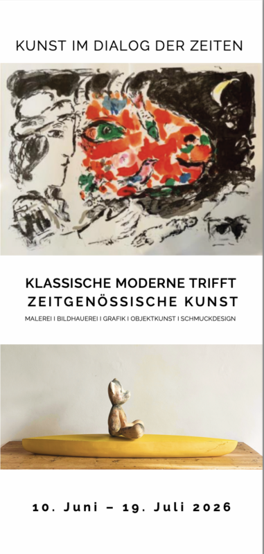 Kunstausstellung Zeitgenössische Kunst trifft klassische Moderne